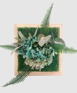 Moss wall art 20x20cm