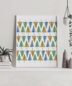 Color pines Print